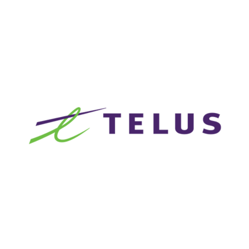 Logo of Telus company