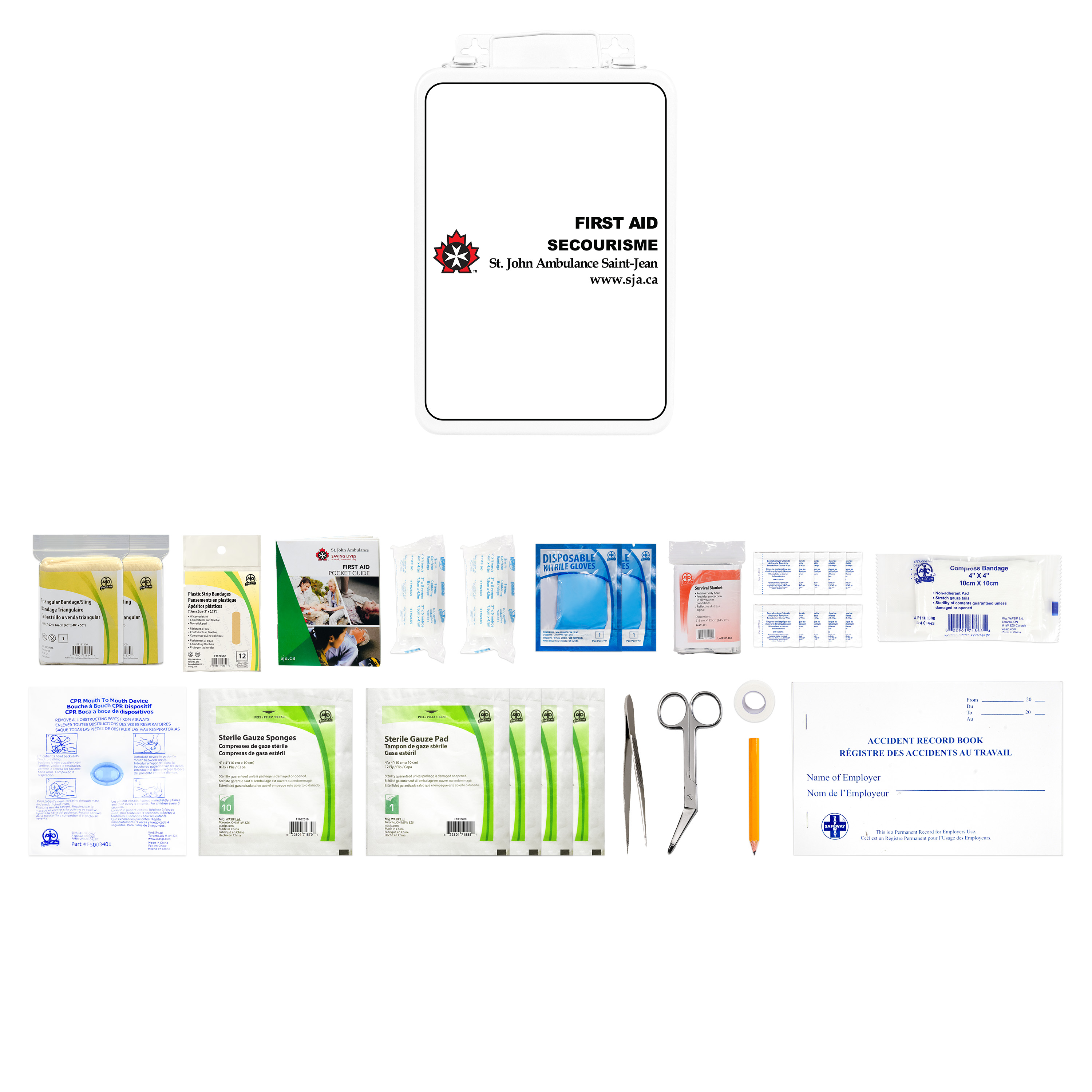 Canada Labour Code, Level A, Metal First Aid Kit