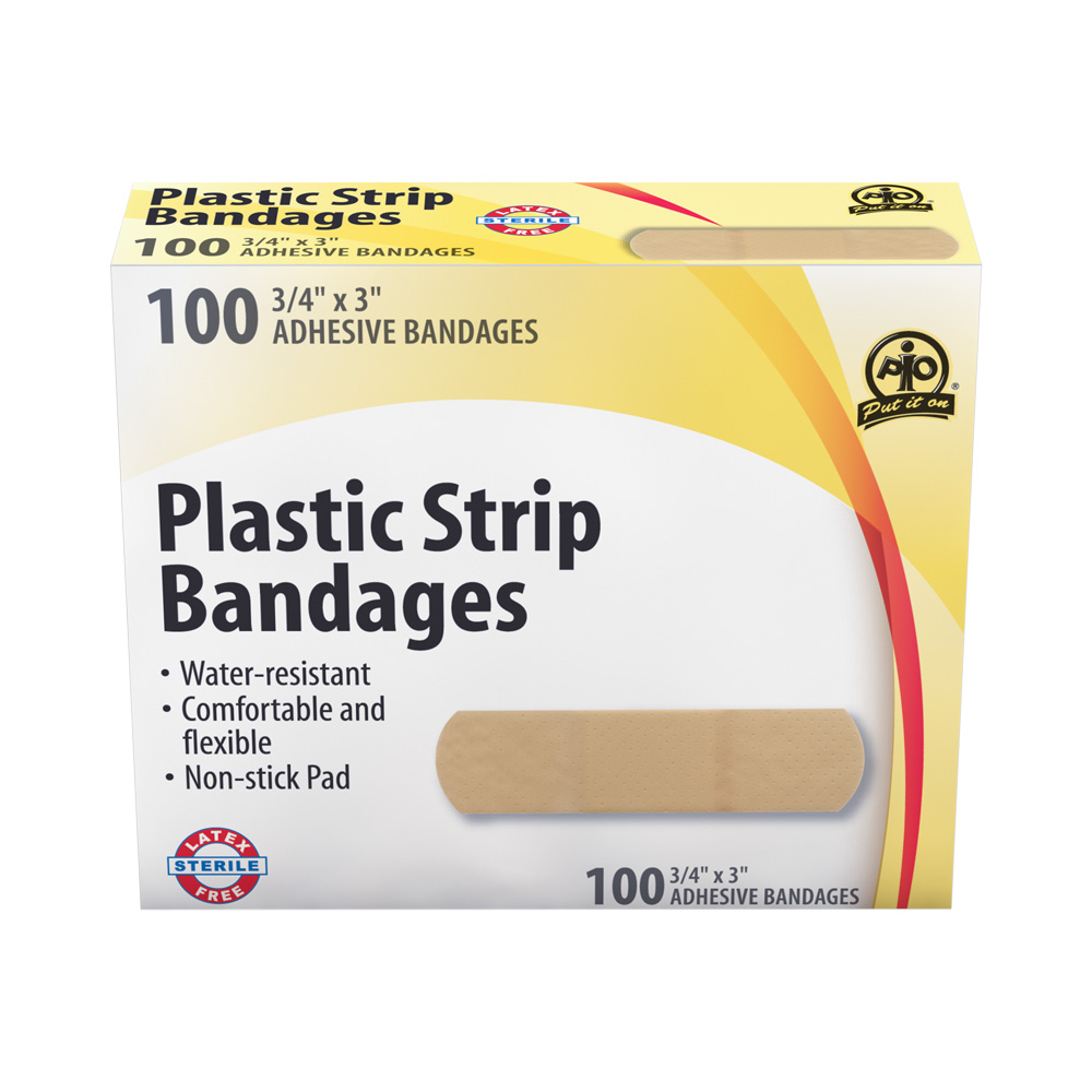 Box of Plastic Strip Bandages