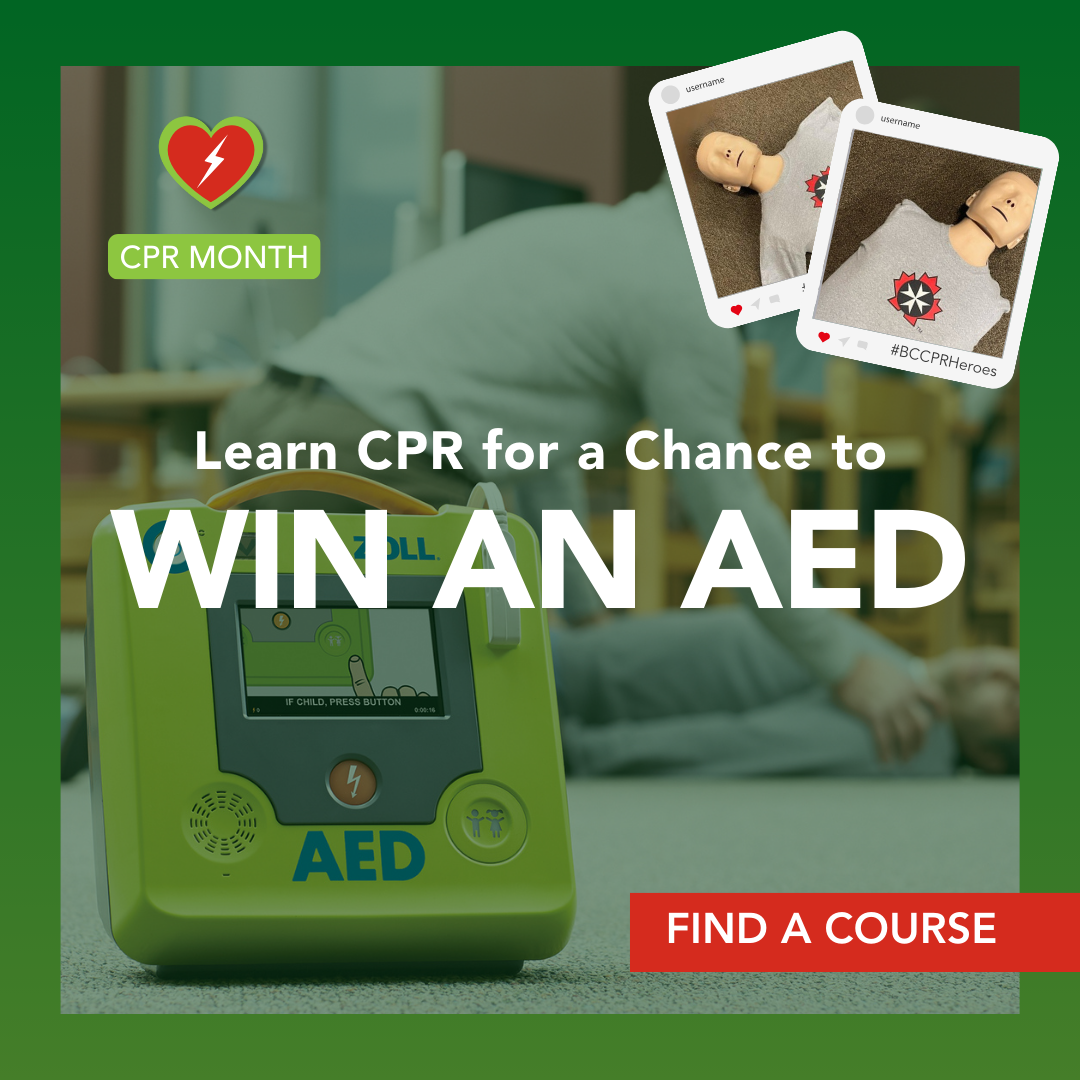 BCY-CPR Month-Win an AED