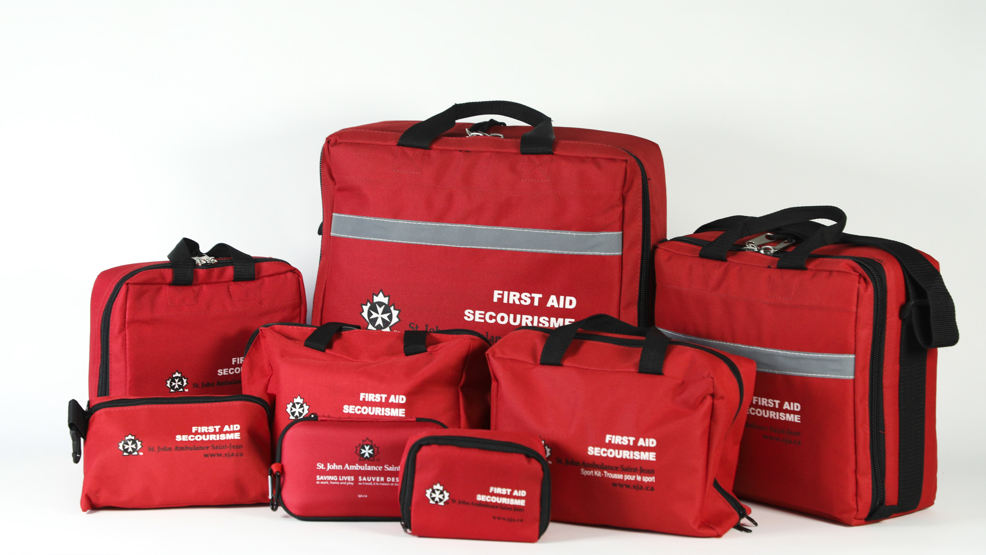 Multiple St. John Ambulance First aid kits 