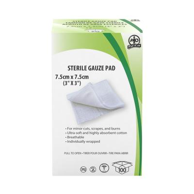 Gauze Pads, 7.5 x 7.5cm, 100/Box | St. John Ambulance Canada